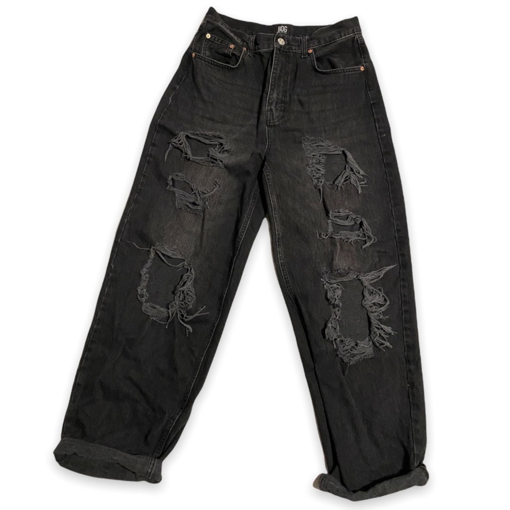black BDG baggy high waisted jeans